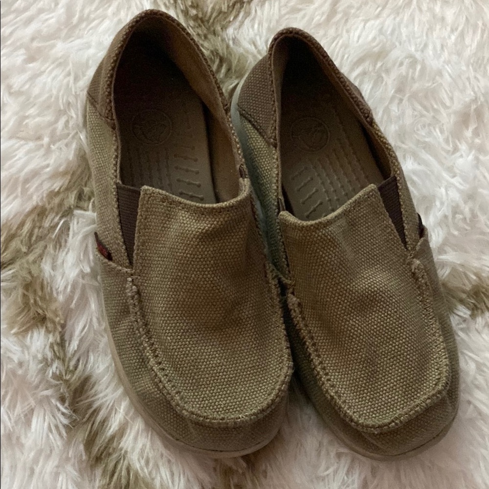 CROC BRAND Casual Slip-On Loafers for kids - Brown